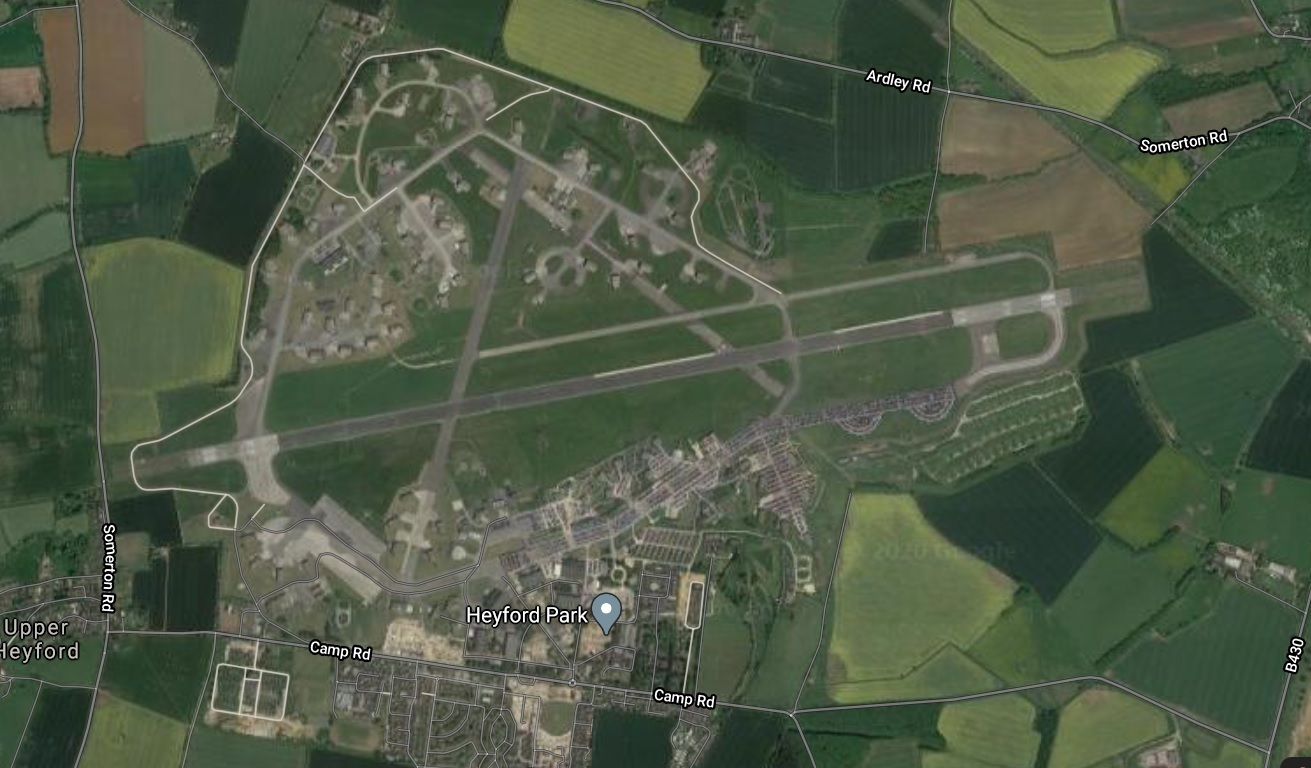 Raf Upper Heyford Map Huge Development On Former Airbase In Upper Heyford Near Bicester Gets The  Greenlight | Oxford Mail