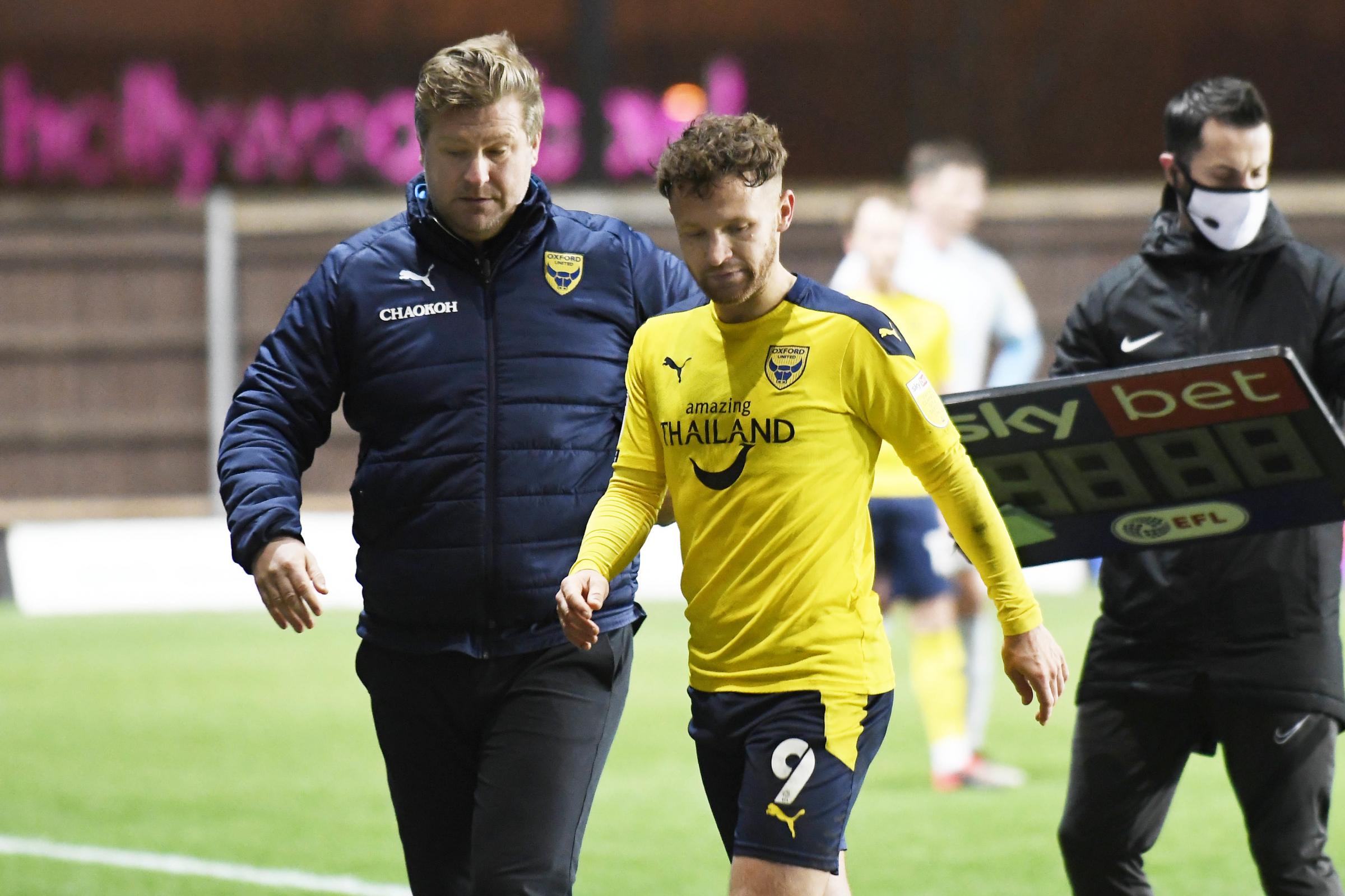 Oxford United's Matty Taylor avoids FA charge for grab on Ronan Curtis