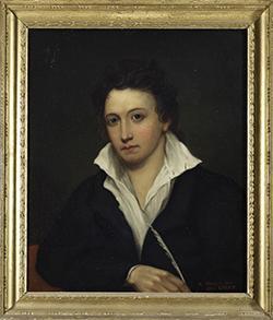 A portrait of Shelley at the Bodleian Library