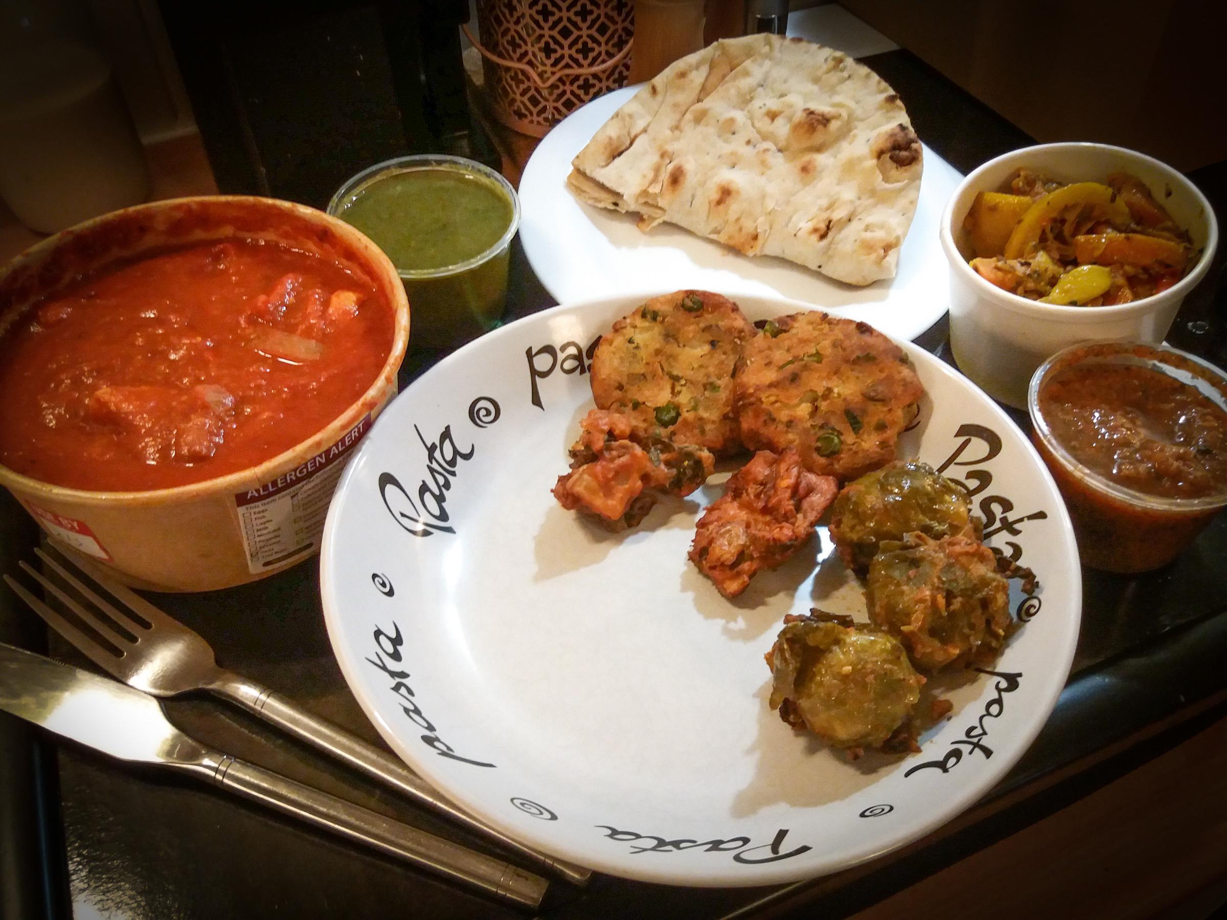 Vegan Punjabi takeaway food from Bicester-based V-Giyan. Picture: Pete Hughes