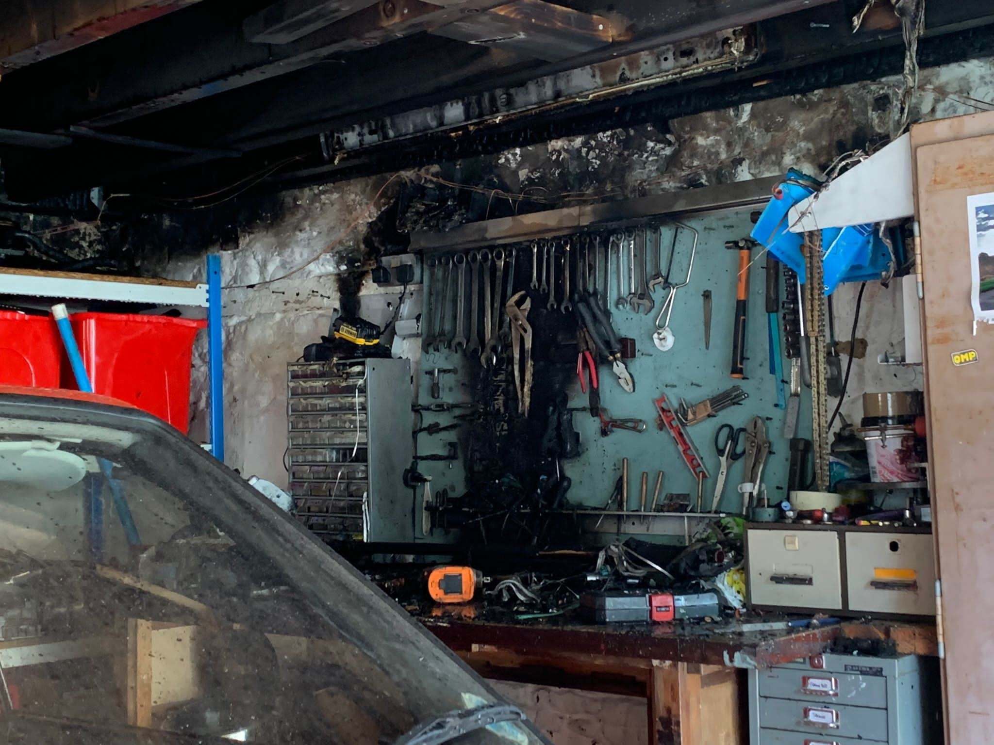 Firefighters Battle Electrical Fire In Witney Garage Oxford Mail