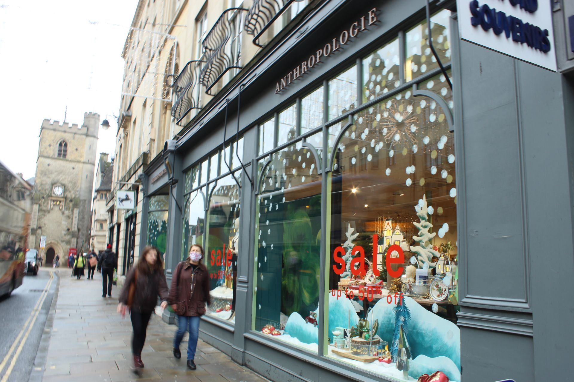 Boxing Day sales at the Westgate and High Street, Oxford, on December 26, 2021