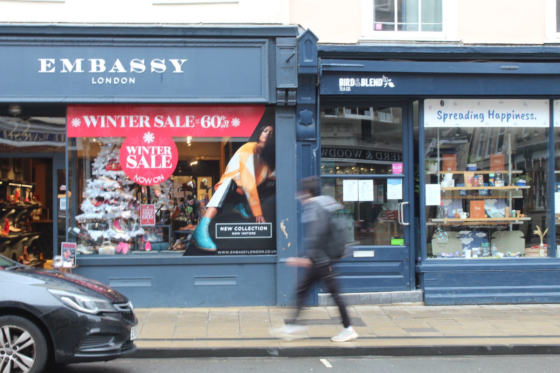 Boxing Day sales at the Westgate and High Street, Oxford, on December 26, 2021