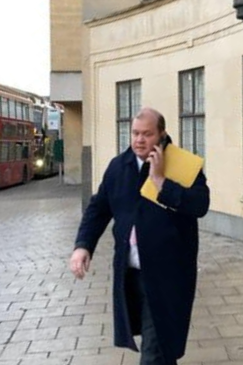 Lewis McEwan outside Oxford Crown Court