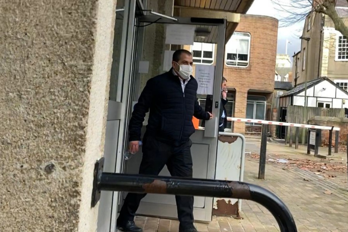 Amir Jasimi outside Oxford Magistrates Court 