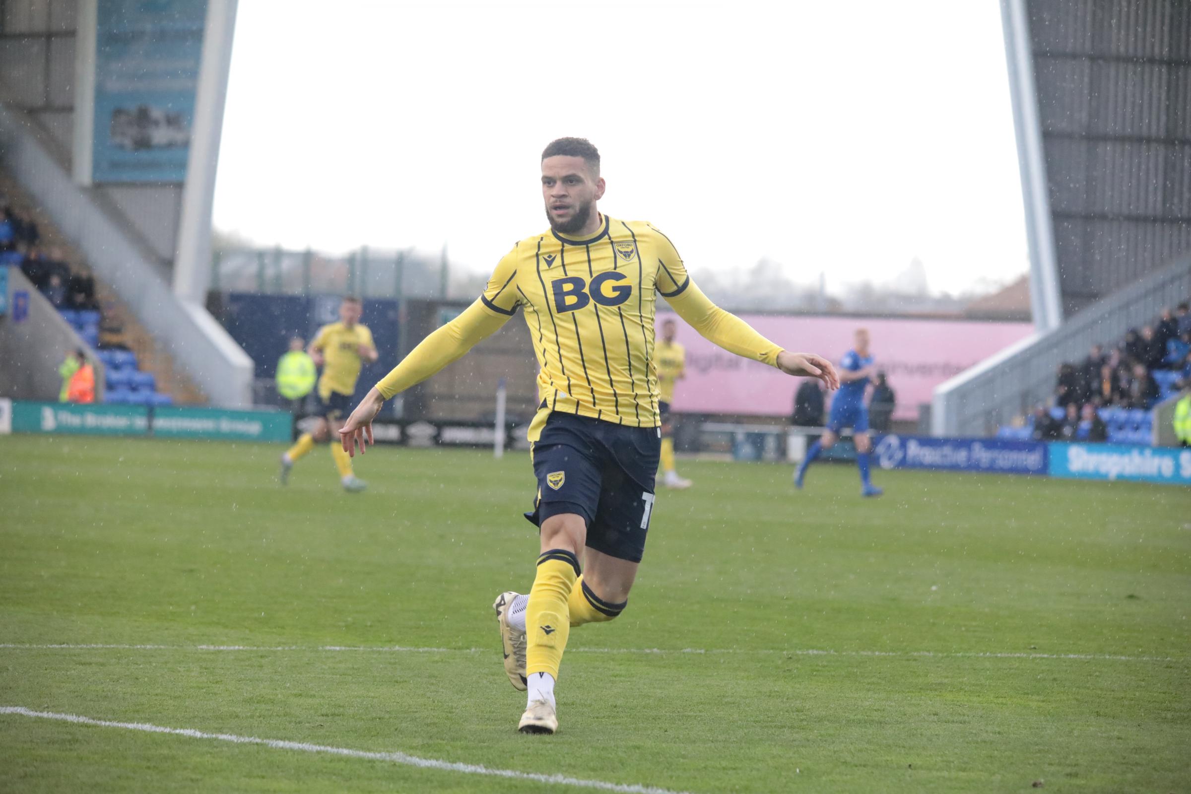 Oxford United boss on Marcus Browne striker role at Shrewsbury Town