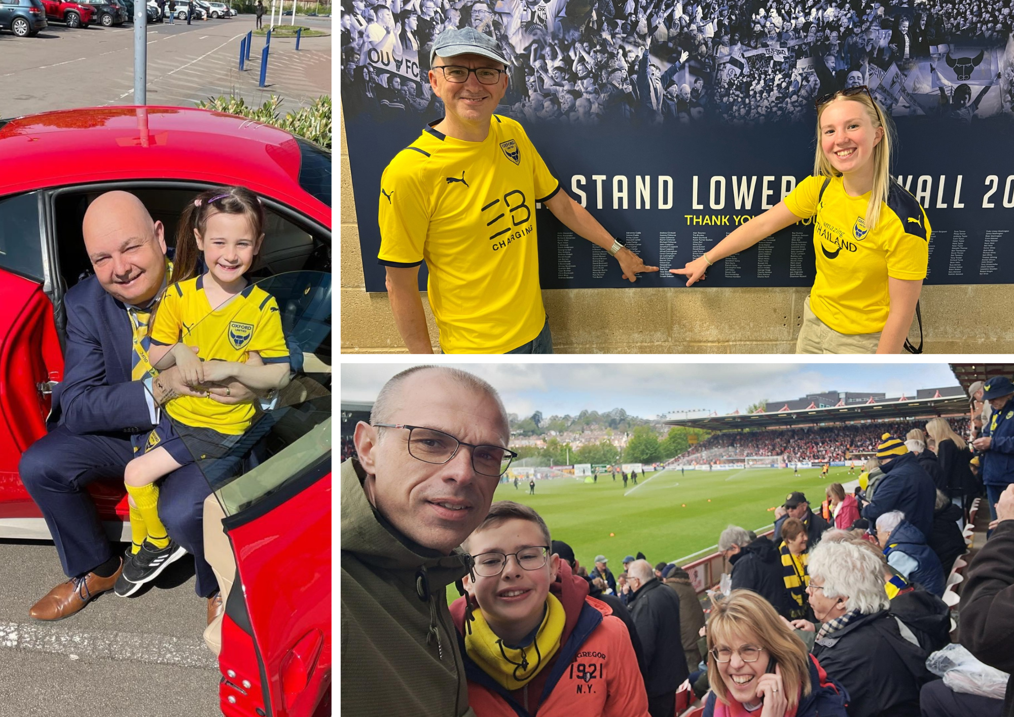 Oxford United fans going to Wembley from USA, Australia and more