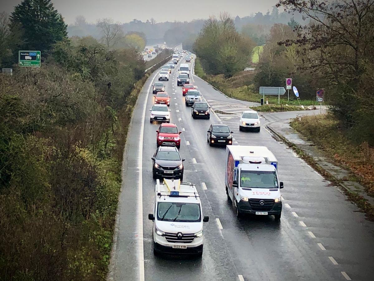 Traffic incident 'involving prison van' causing major delays