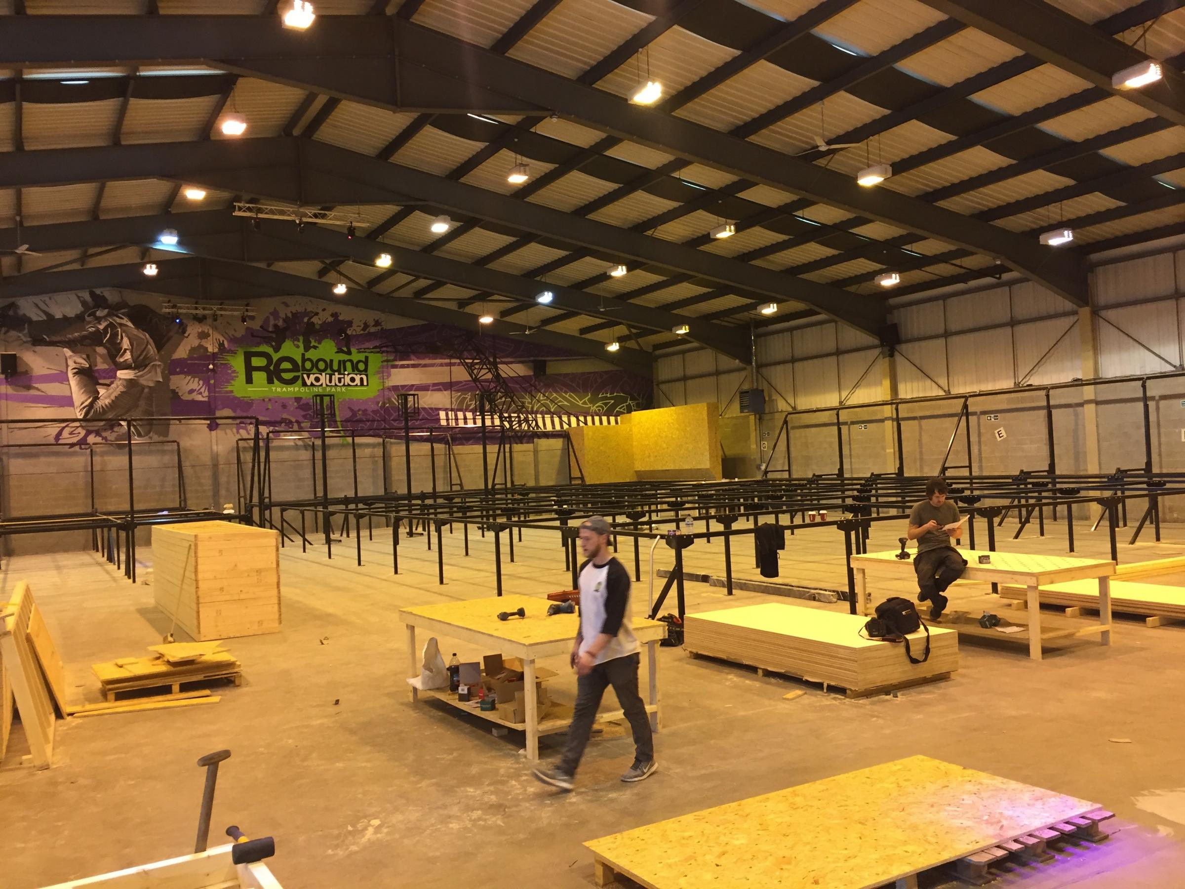 Just Weeks To Go Before County S First Trampoline Park Opens Oxford Mail