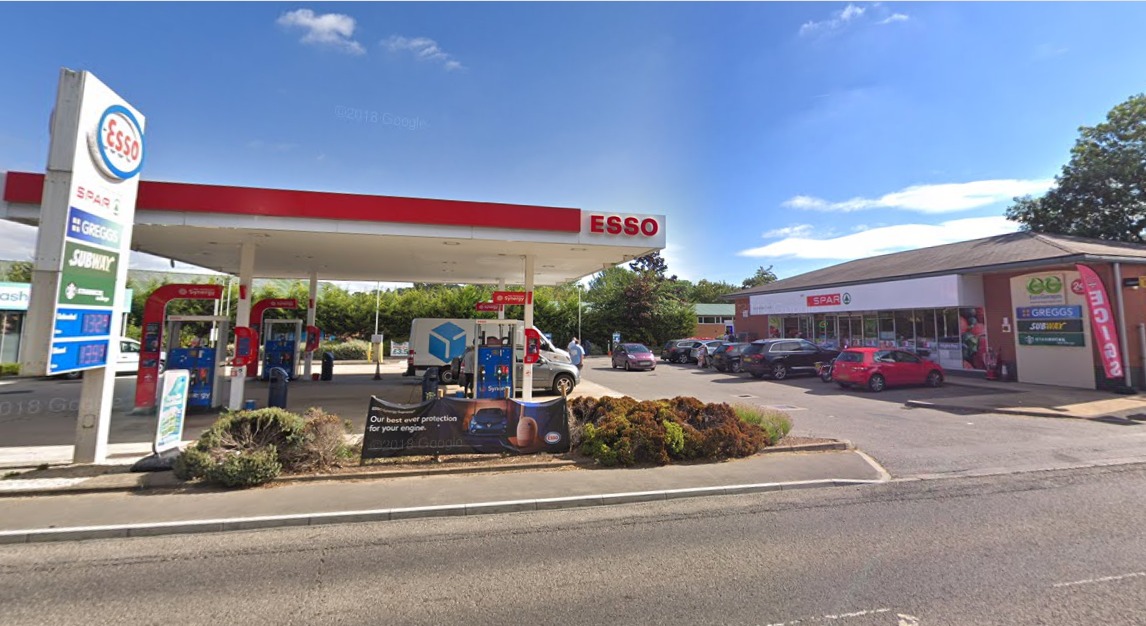 Ambulance Worker Stopped From Leaving Esso Petrol Station After